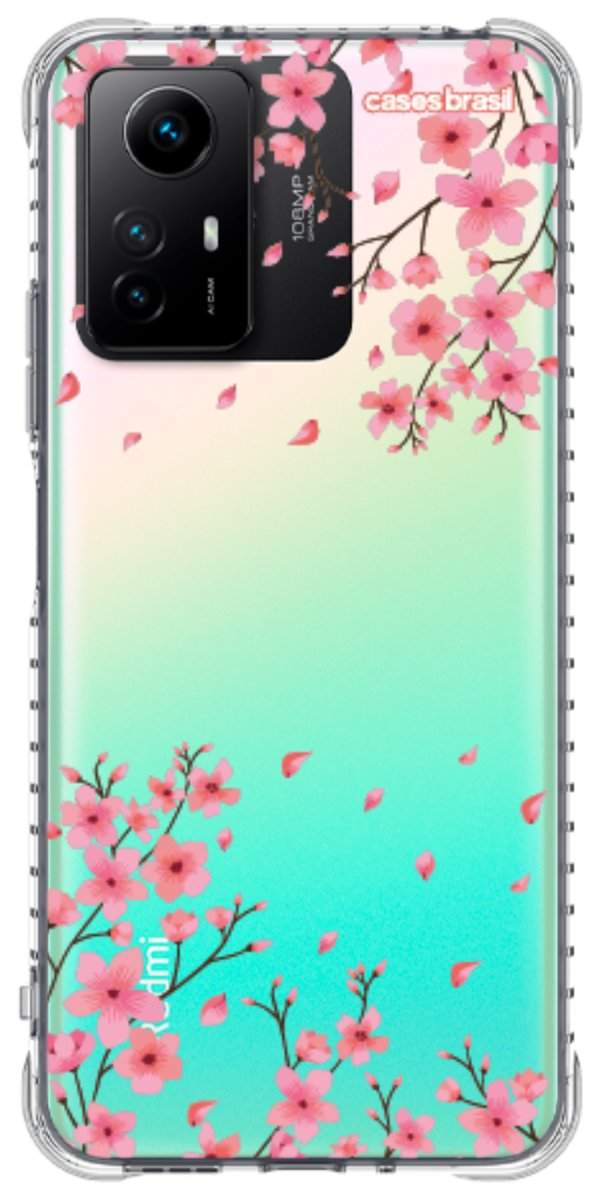 Capinha para Celular Floral Rosinha
