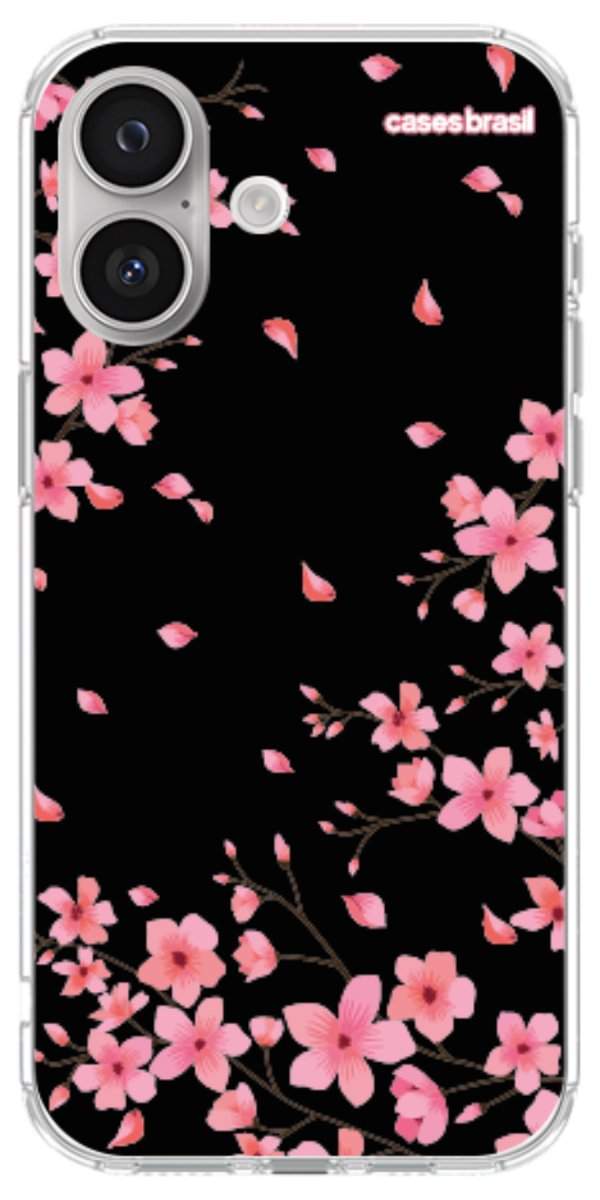Capinha para Celular Flores de Cerejeira