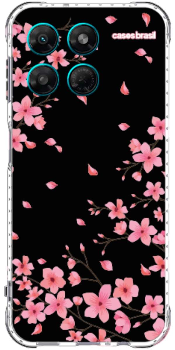 Capinha para Celular Flores de Cerejeira