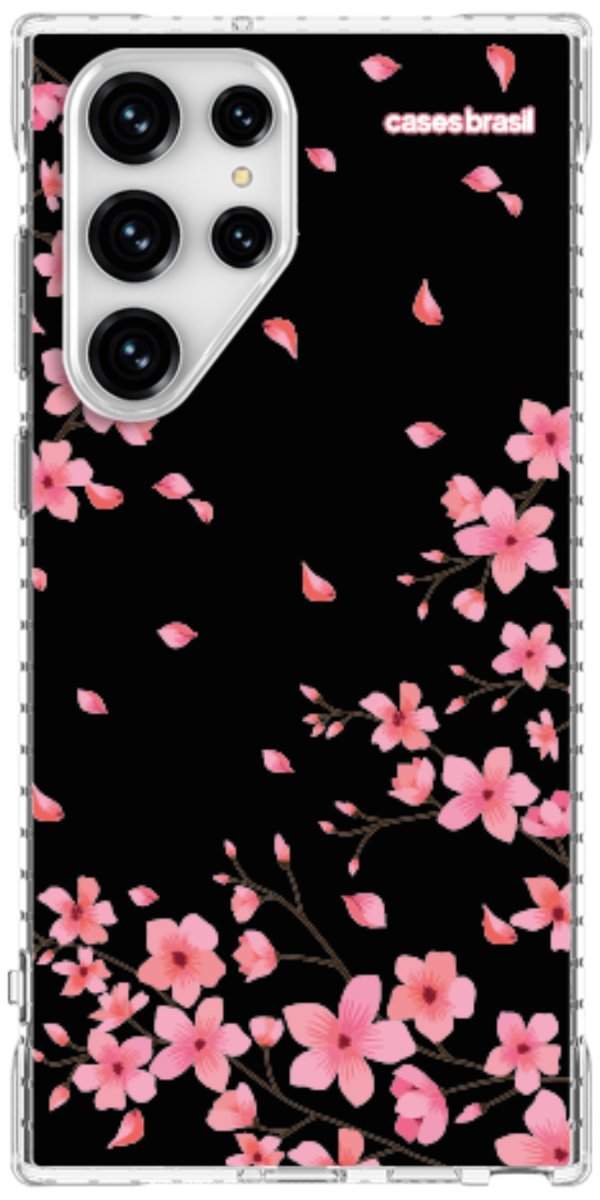 Capinha para Celular Flores de Cerejeira