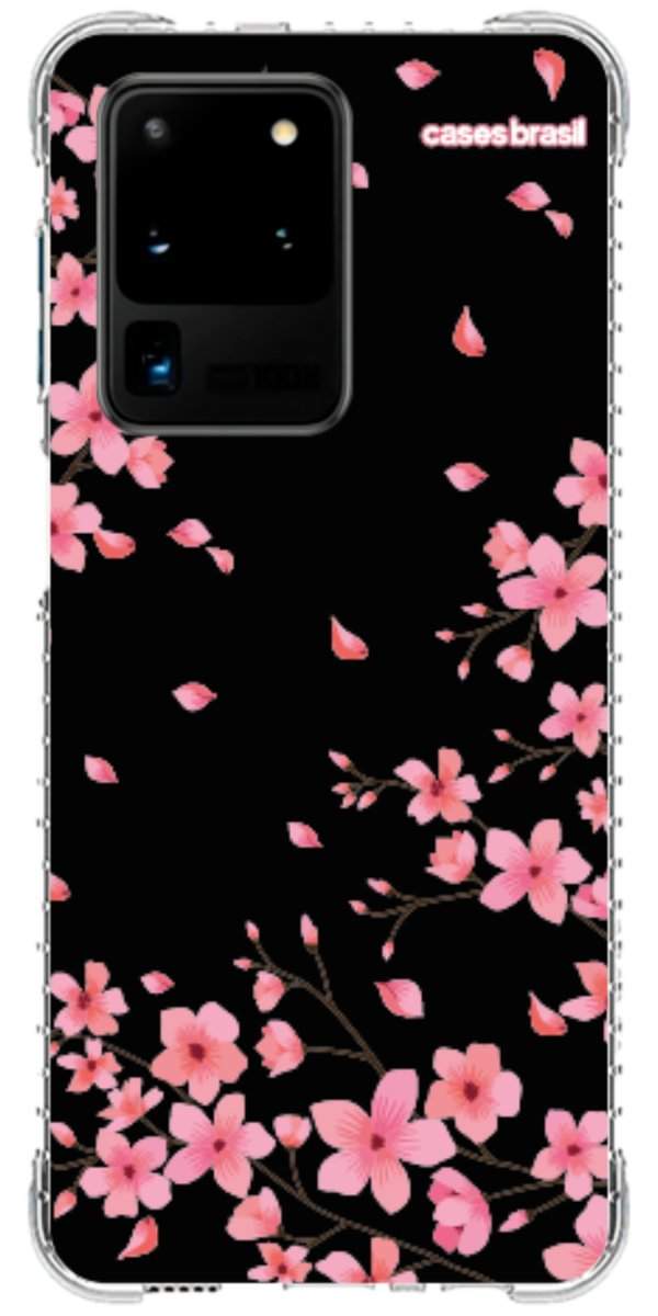 Capinha para Celular Flores de Cerejeira