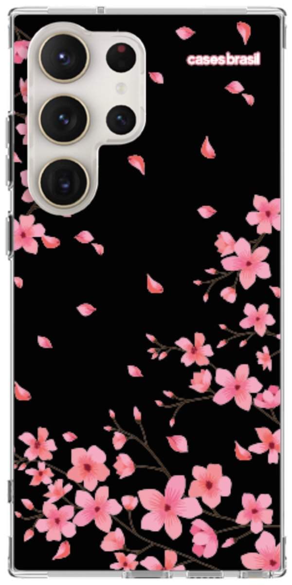 Capinha para Celular Flores de Cerejeira