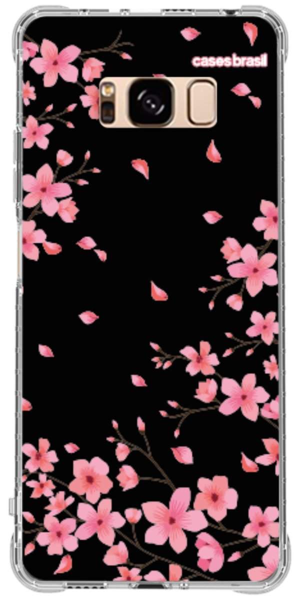 Capinha para Celular Flores de Cerejeira