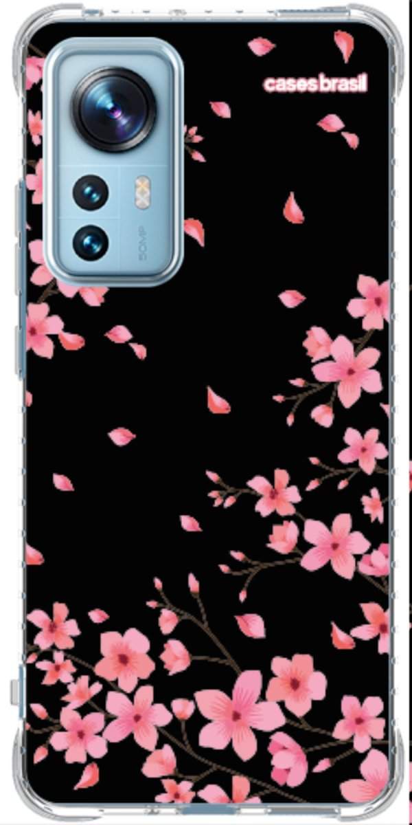 Capinha para Celular Flores de Cerejeira