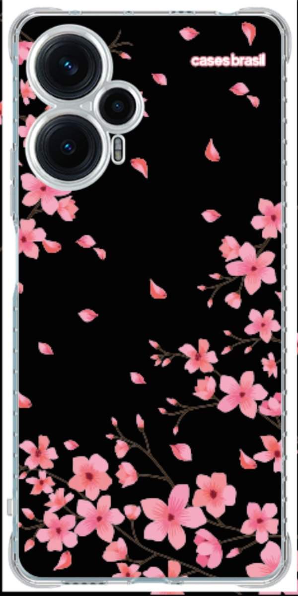 Capinha para Celular Flores de Cerejeira