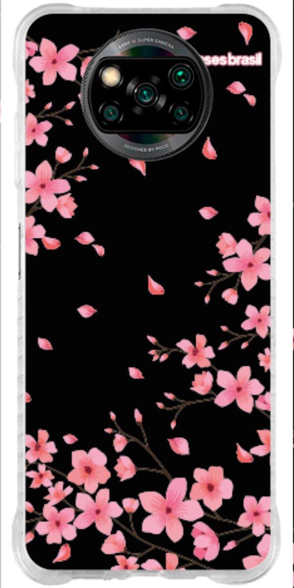 Capinha para Celular Flores de Cerejeira
