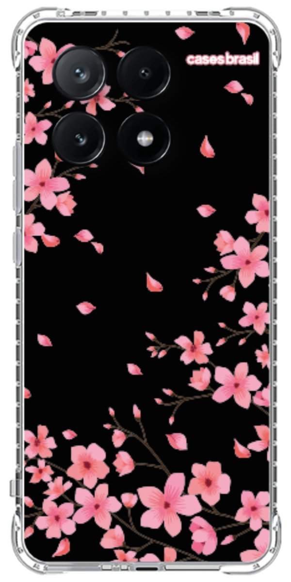 Capinha para Celular Flores de Cerejeira