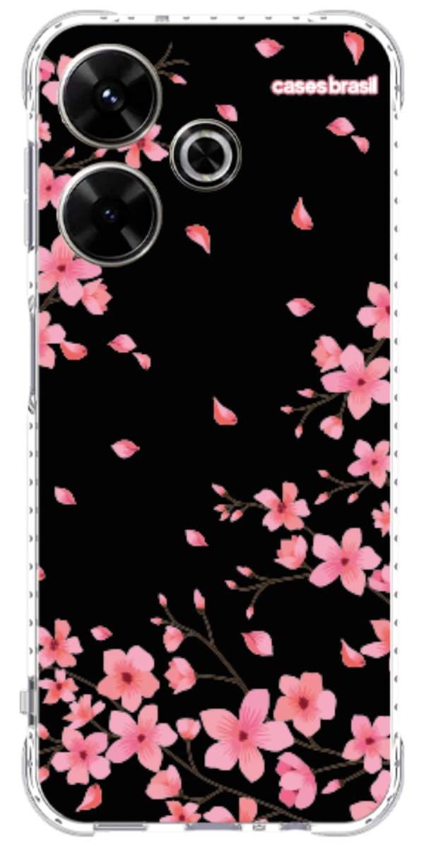 Capinha para Celular Flores de Cerejeira