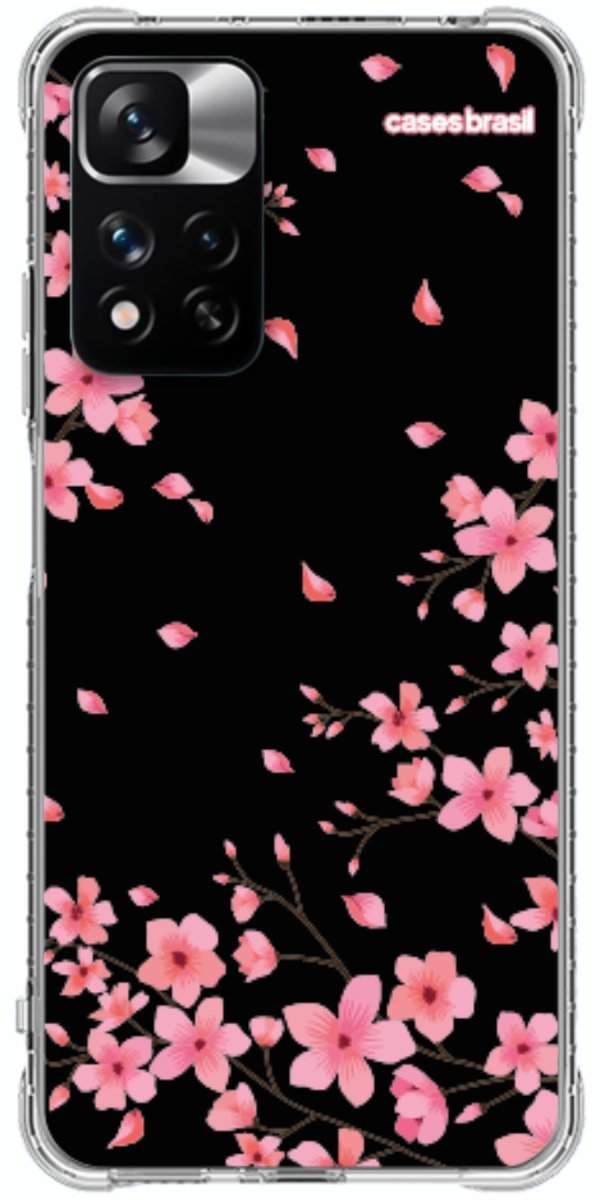 Capinha para Celular Flores de Cerejeira