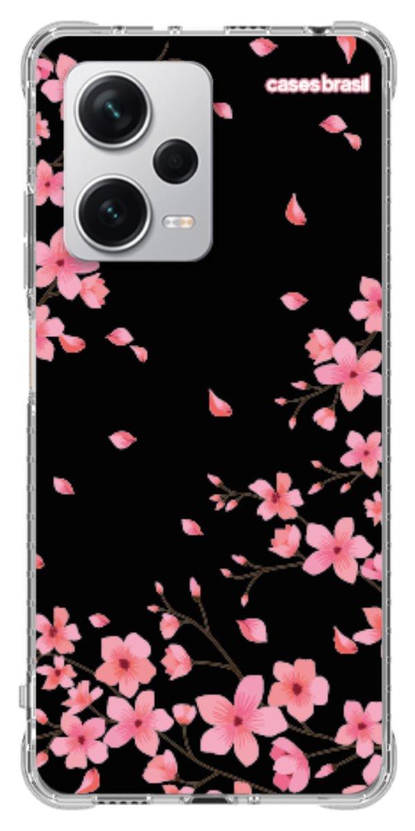 Capinha para Celular Flores de Cerejeira