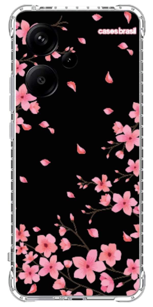 Capinha para Celular Flores de Cerejeira