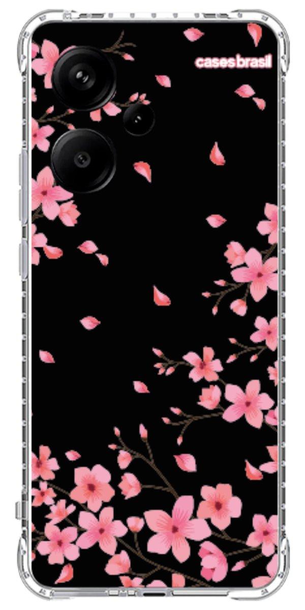 Capinha para Celular Flores de Cerejeira