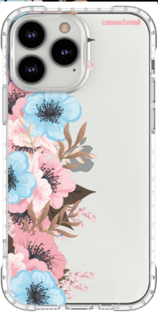 Capinha para Celular Moldura Floral