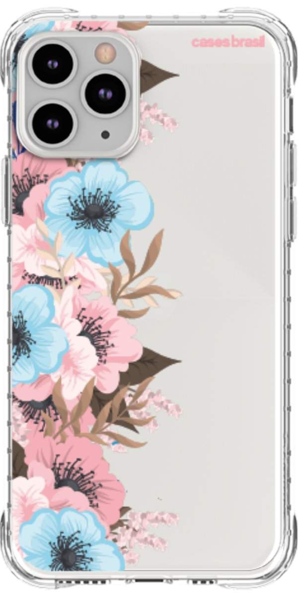 Capinha para Celular Moldura Floral