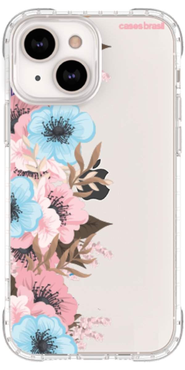 Capinha para Celular Moldura Floral