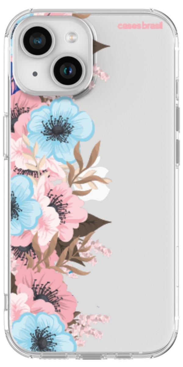 Capinha para Celular Moldura Floral