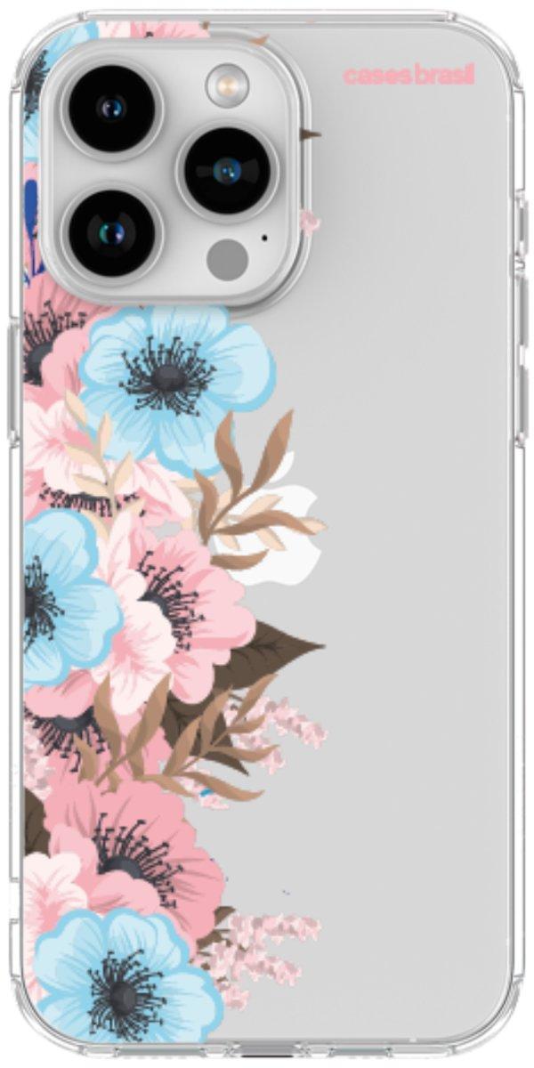 Capinha para Celular Moldura Floral