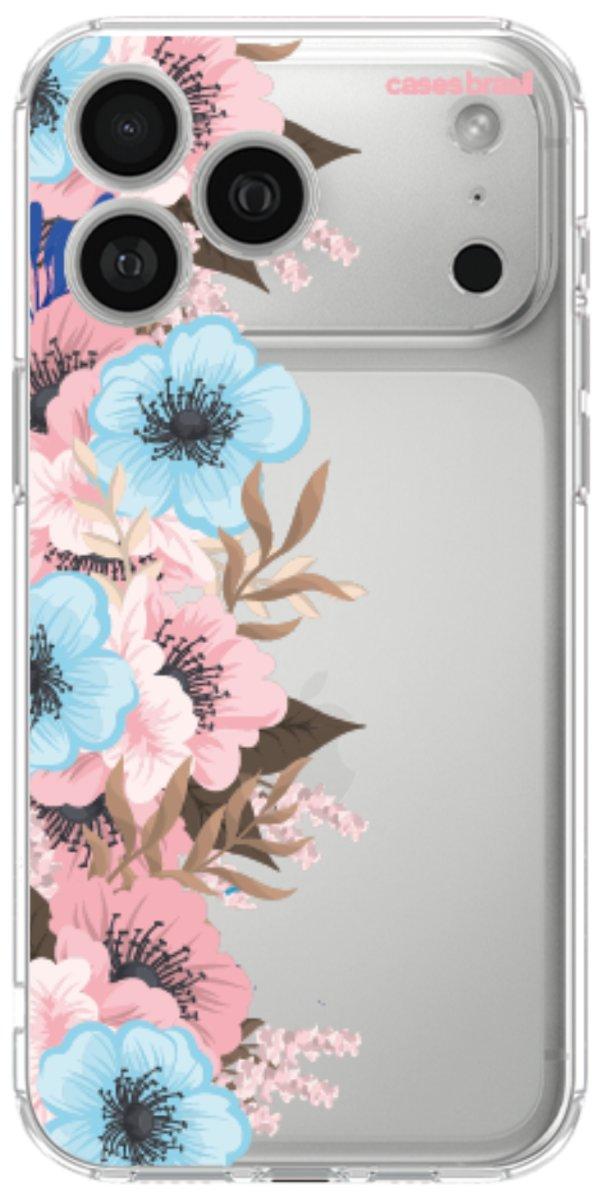 Capinha para Celular Moldura Floral