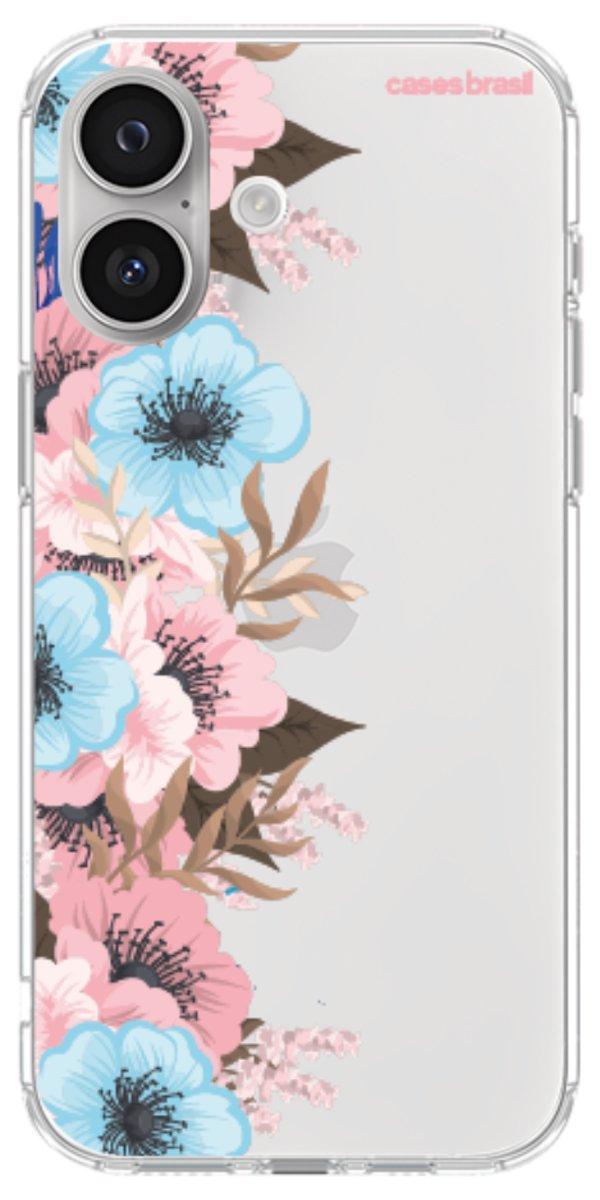 Capinha para Celular Moldura Floral