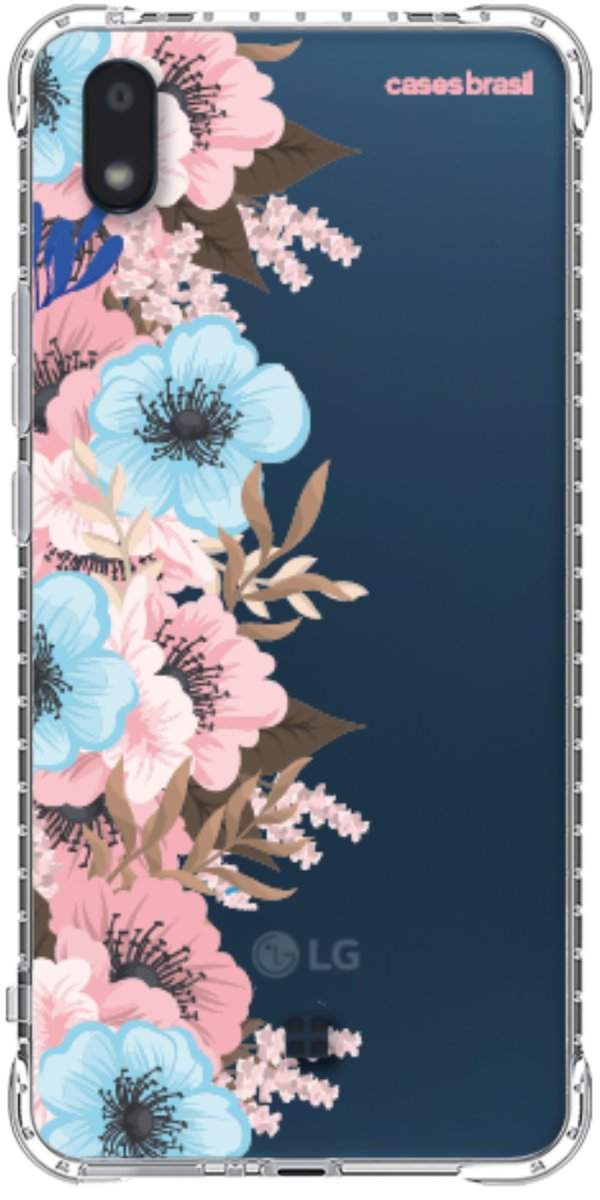 Capinha para Celular Moldura Floral
