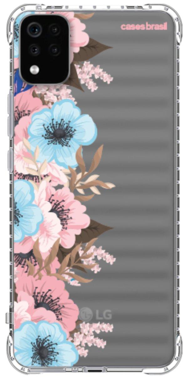 Capinha para Celular Moldura Floral