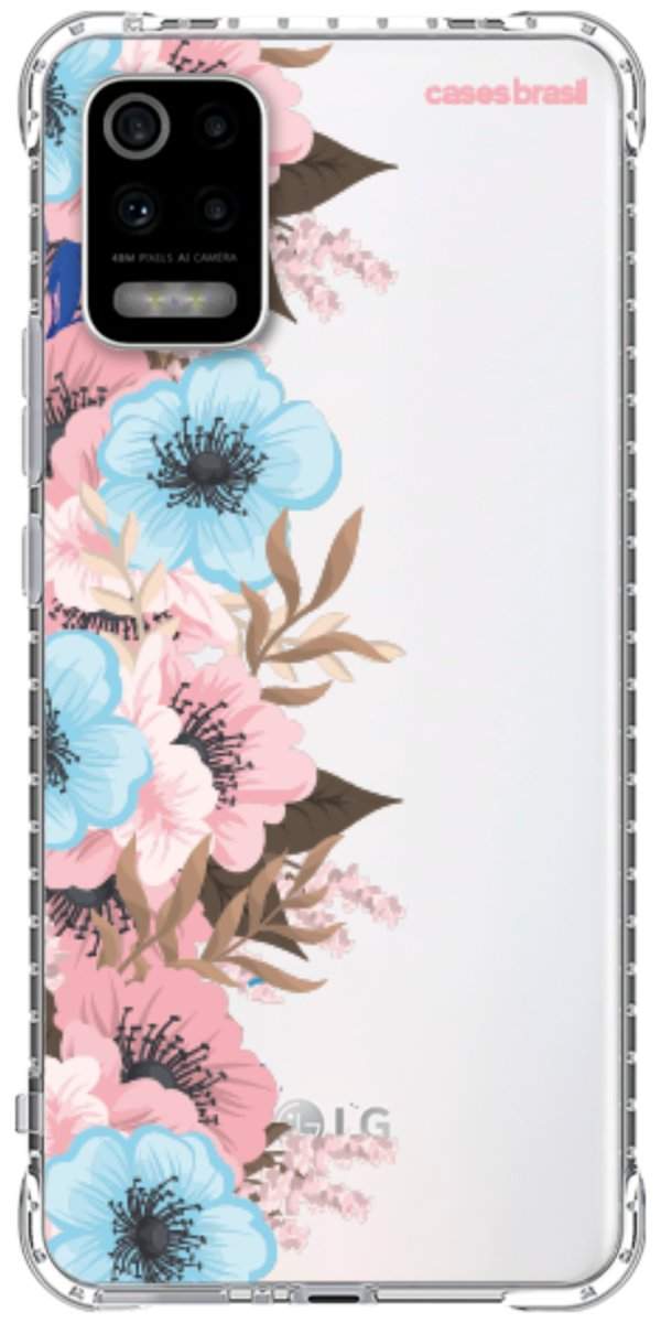 Capinha para Celular Moldura Floral
