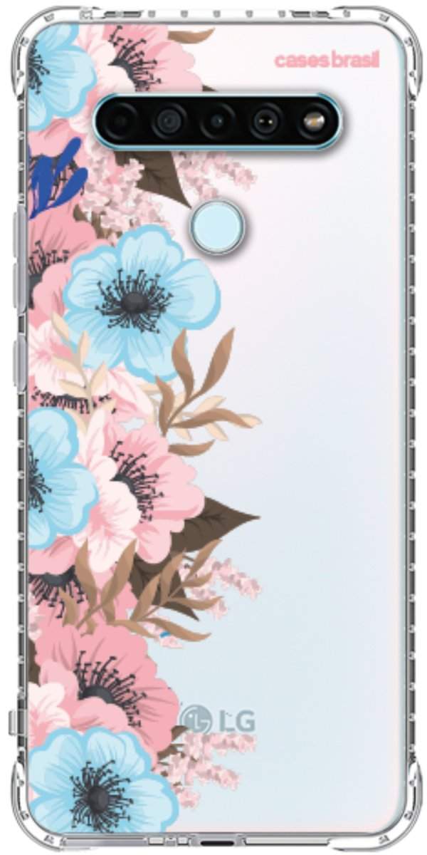 Capinha para Celular Moldura Floral