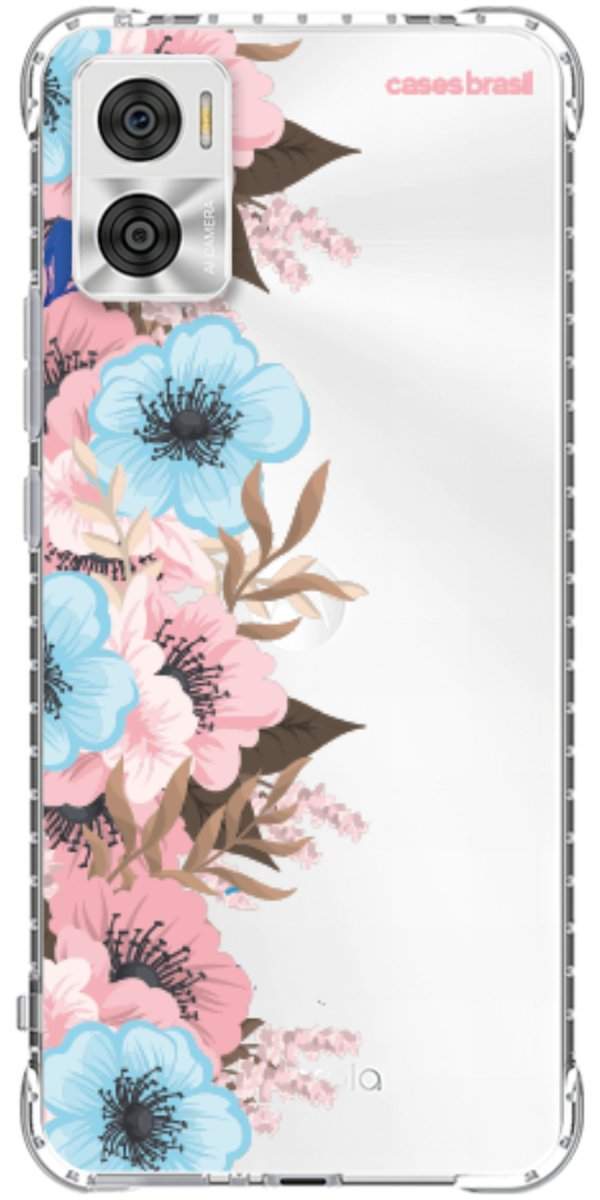 Capinha para Celular Moldura Floral
