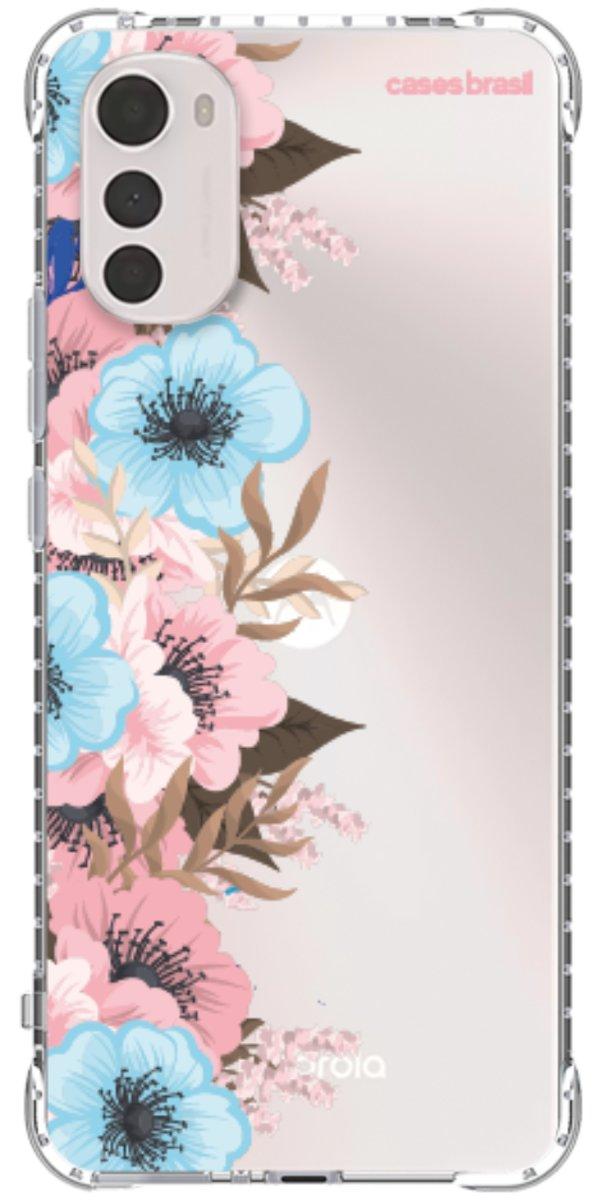 Capinha para Celular Moldura Floral