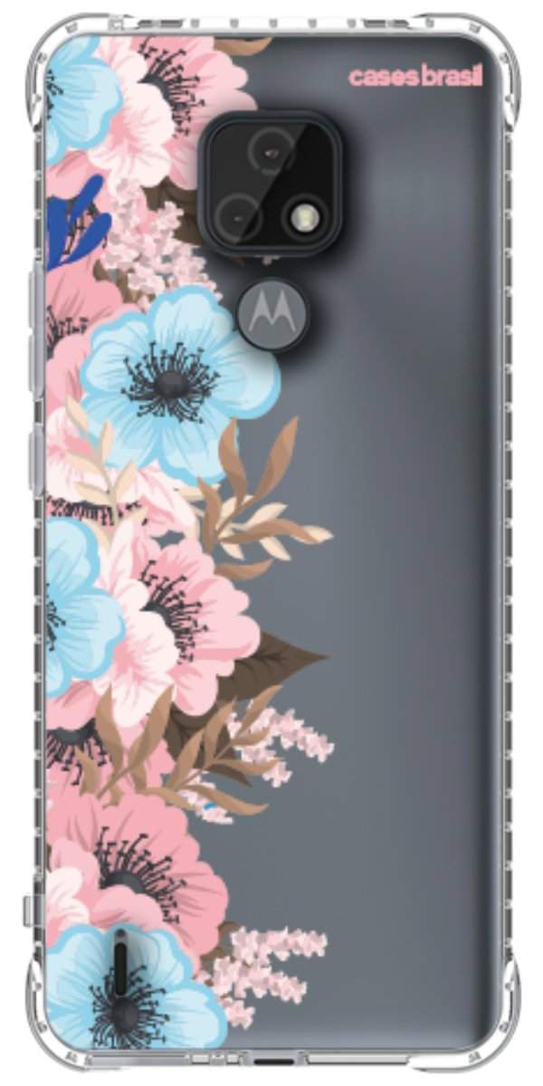Capinha para Celular Moldura Floral
