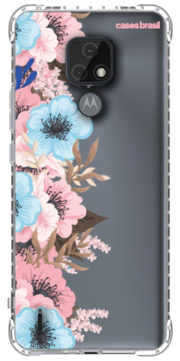 Capinha para Celular Moldura Floral
