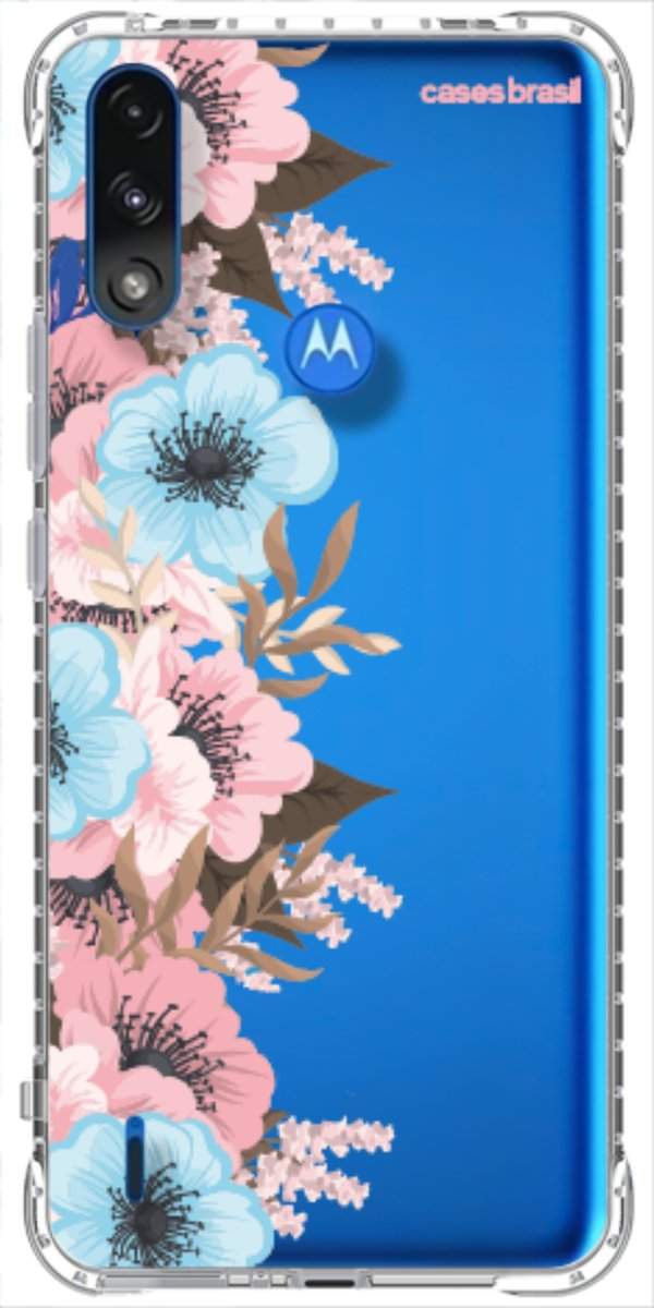 Capinha para Celular Moldura Floral