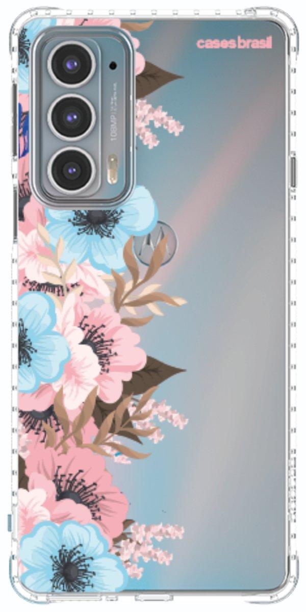 Capinha para Celular Moldura Floral