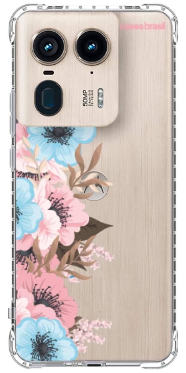 Capinha para Celular Moldura Floral