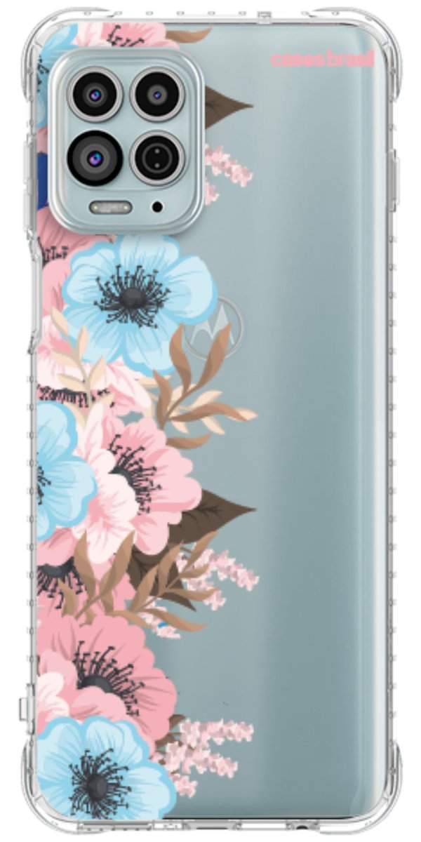 Capinha para Celular Moldura Floral