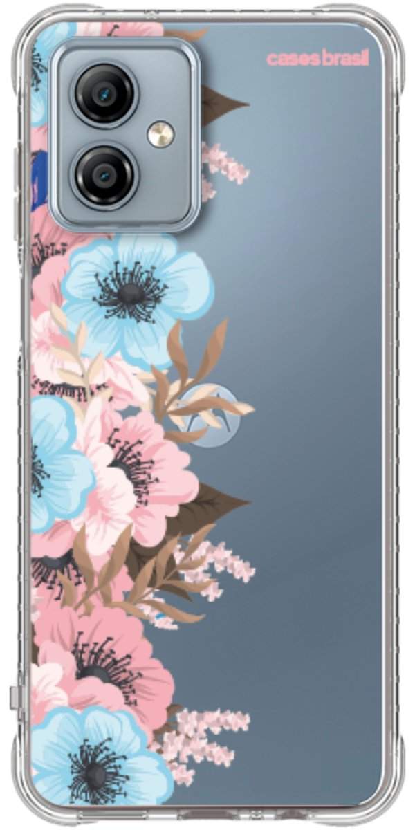 Capinha para Celular Moldura Floral