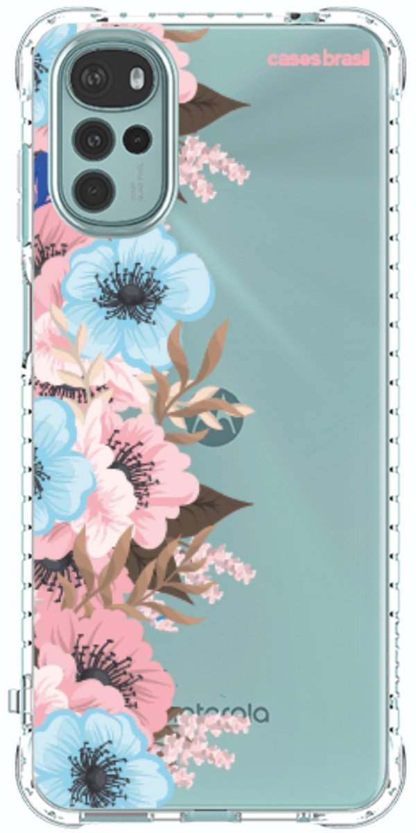 Capinha para Celular Moldura Floral
