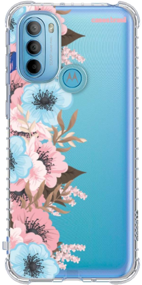Capinha para Celular Moldura Floral