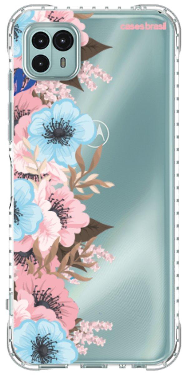 Capinha para Celular Moldura Floral