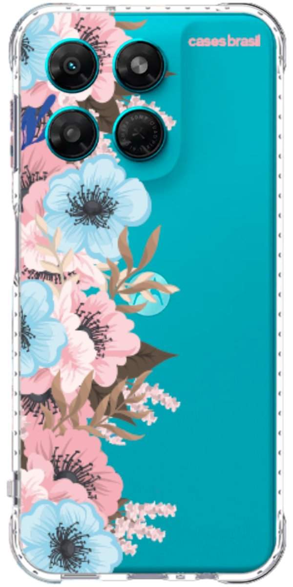Capinha para Celular Moldura Floral