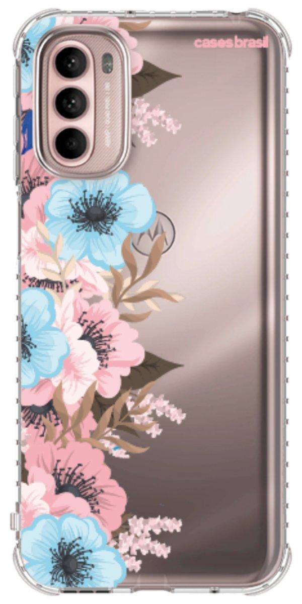 Capinha para Celular Moldura Floral