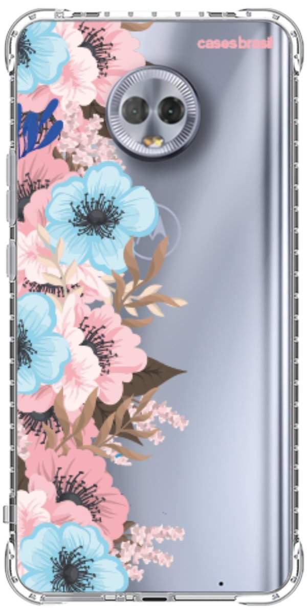 Capinha para Celular Moldura Floral