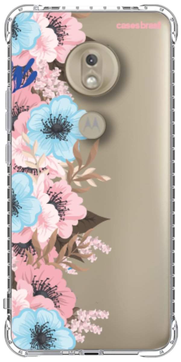 Capinha para Celular Moldura Floral