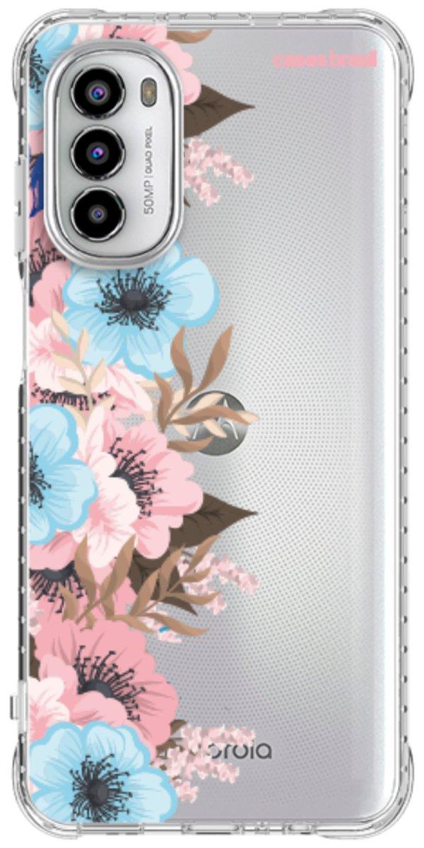 Capinha para Celular Moldura Floral