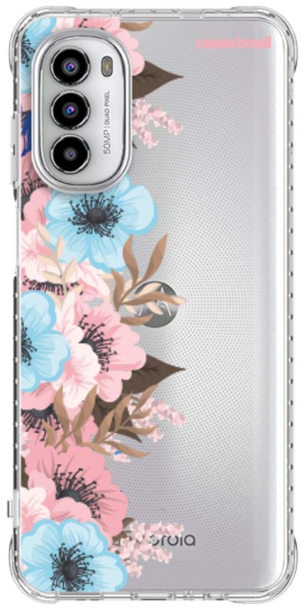 Capinha para Celular Moldura Floral
