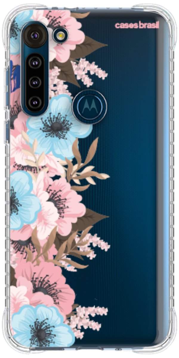 Capinha para Celular Moldura Floral