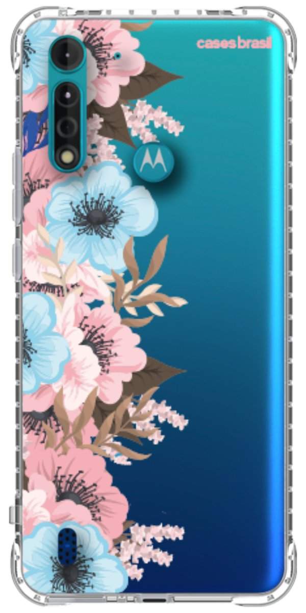 Capinha para Celular Moldura Floral