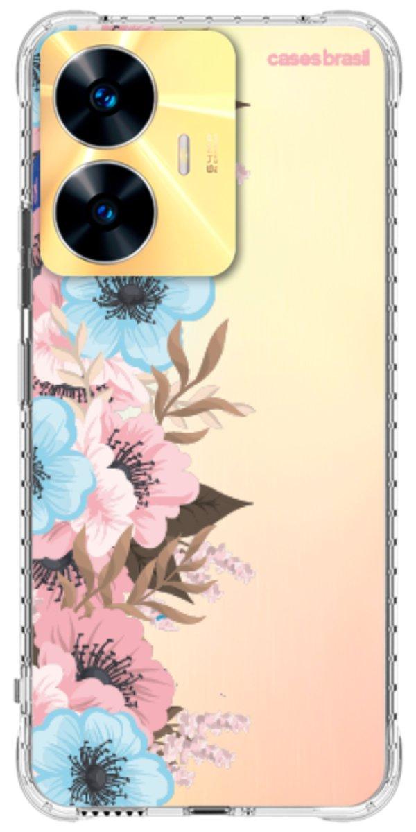 Capinha para Celular Moldura Floral