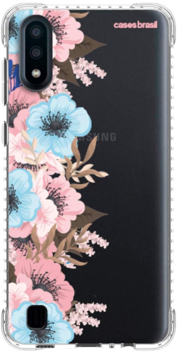 Capinha para Celular Moldura Floral