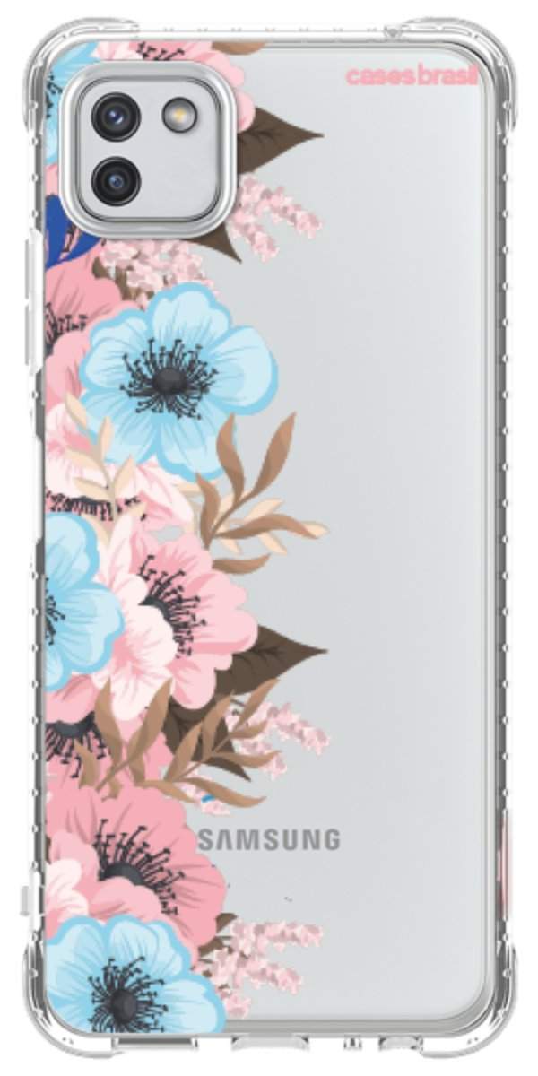 Capinha para Celular Moldura Floral